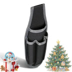 1PC Portable Professional Tool Storage Bag - Hands-Free Black Waist Pack for DIY, Woodworking & Home Repair, Holiday Gift