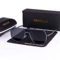 Aluminium Magnesium Polarized Sunglasses Men UV400 Classic Male Square Glasses Driving Eyewear Gafas Oculos