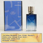 Enchantment of Blue Protective Talisman Perfume 100ml Luxury Unisex Woody Floral Cologne with Pheromones, Long Lasting Fragrance