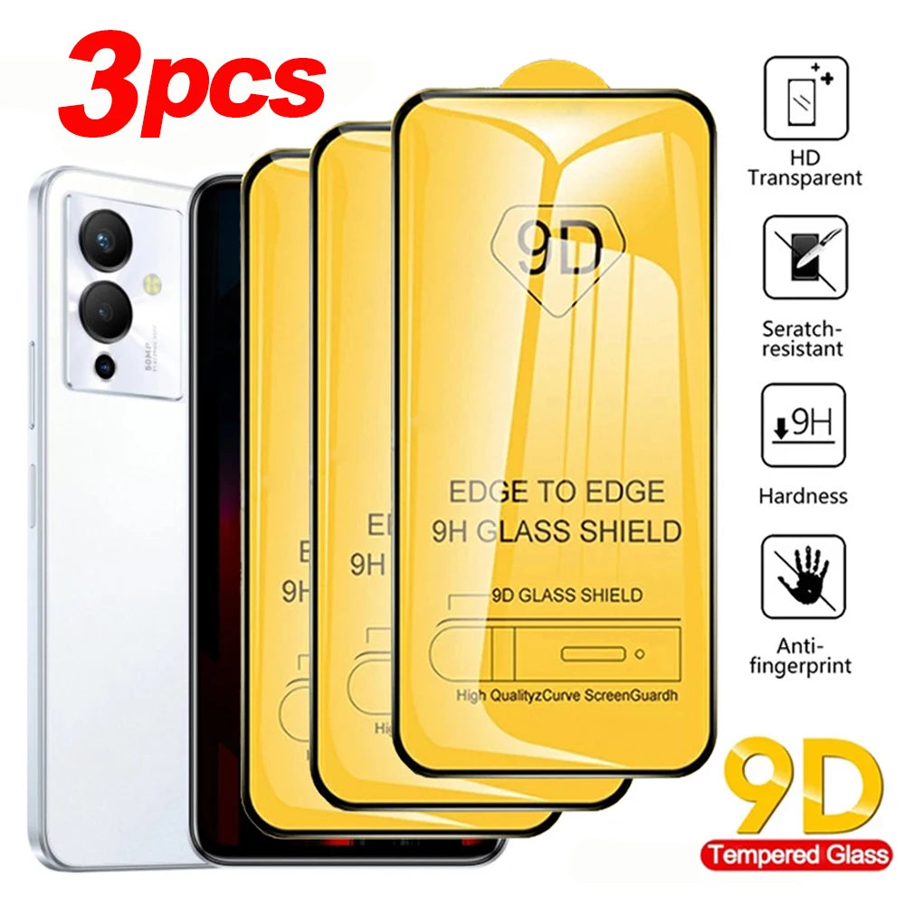 Tempered Glass Screen Protectors For Infinix Hot 40 Pro 30 30i Smart 7 8 Pro Protective Glass Film Infinix Note 30 VIP GT 10 Pro