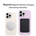 Official Solid Colour Liquid Silicone Magnetic Wireless Charging Phone Case For iPhone 17 Pro Max 16 15 14 13 Soft Bumper Cover