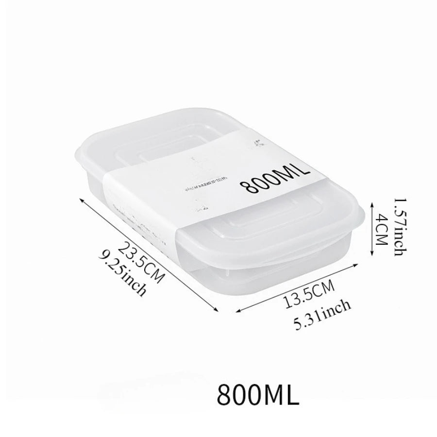 Food - Grade Meat Freezer Containers, Weekly Meal Prep Boxes, Airtight Fridge Storage，Special Containers for Meat
