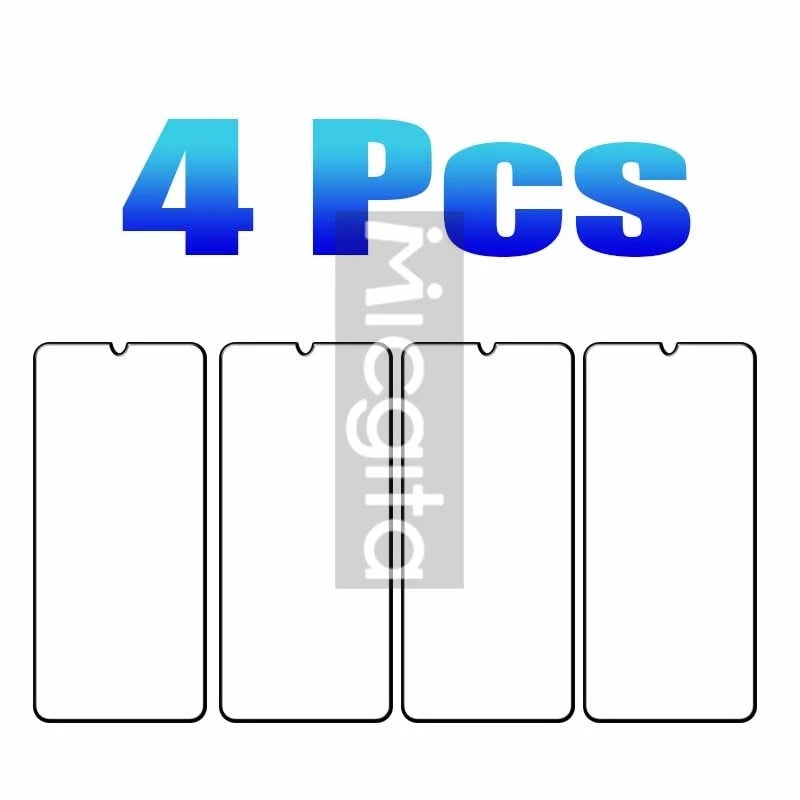 4/3/2/1PCS For itel A50 A70 Full Screen protector 9H Anti-Scratch Front Tempered glass film