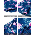 2024 New Men's Summer Holiday Suit Retro Textured Printed Border Shirt Short Sleeve Shorts Two Piece Men's Breathable Pool Suit
