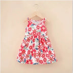 Girl Dresses Cotton Children clothing Summer Kids Clothes Dresses For Girls Party Princess Fashion Outfit cartoon Beach Dress