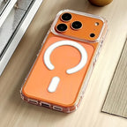 For Magsafe Transparent Phone Cases For iPhone 17 16 15 Pro Max 17Pro 16Pro Magnetic Clear Cover For iPhone17 14 13 Pro Max Case