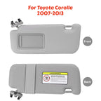For Toyota Corolla 2001 2002 2003 2004 2005 2006 2007 2008 2009 2010-2019 Front Sun Visor Panel Driver Passenger Side Sunvisor