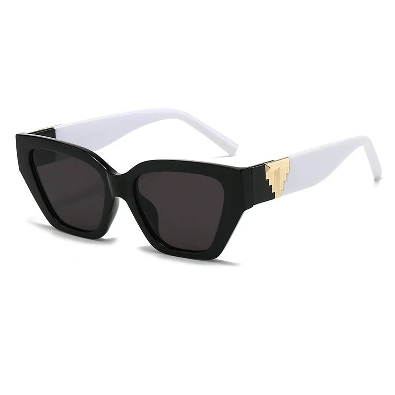 2025 Luxury Glamour Brand Women Sunglasses Stylish Cat Eye Fashion Ladies Glasses Trend Designer Gradient Eyewear UV400