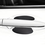 4pcs/Set Universal Car Door Handle Bowl Scratch Protective Sticker Automobiles Door Handle Carbon Fiber Protector Accessories
