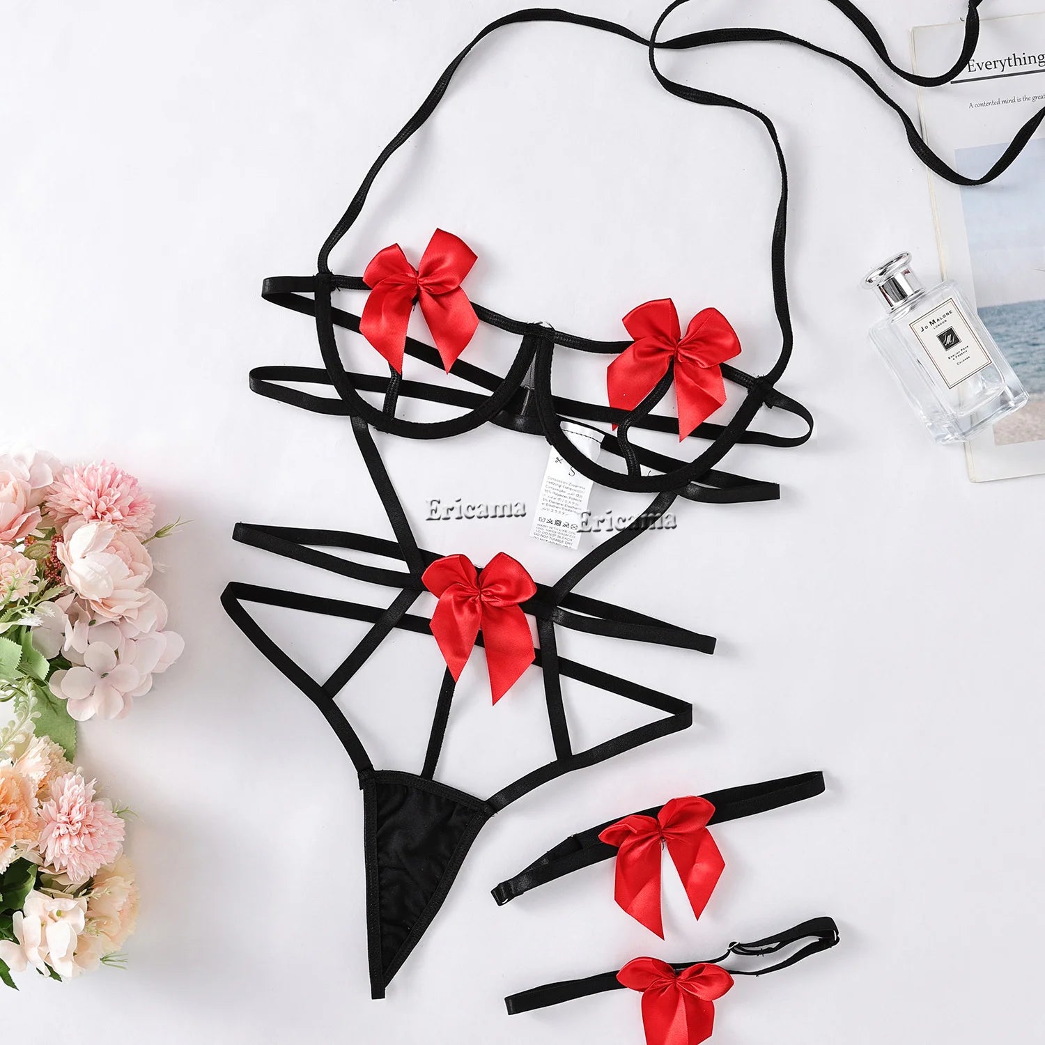 New Women Lingerie Set Lace Embroidery Push Up Bra Panties Sets Deep V Gather Top Sexy Underwear Bras Brassiere