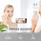 Silicone Suction Phone Holder Mat Multifunctional Suction Cup Wall Stand Square Anti-Slip Single-Sided Case Mount Back Sticker