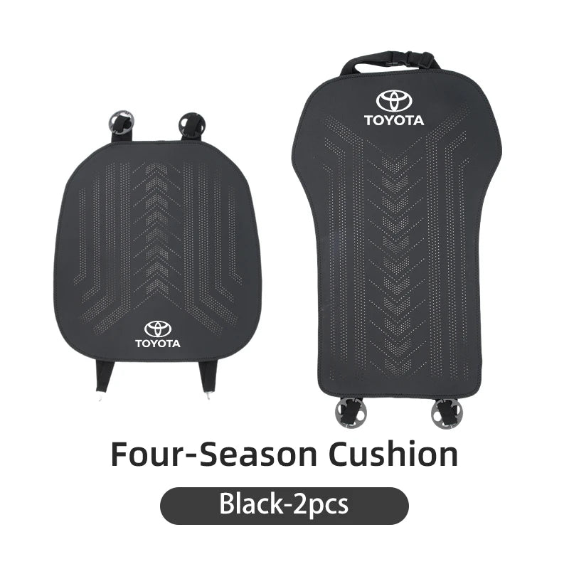 Breathable Car Seat Cover PU Leather Auto Seat Protector For Toyota Corolla Yaris Camry Prius RAV4 CHR Hilux Key Accessories