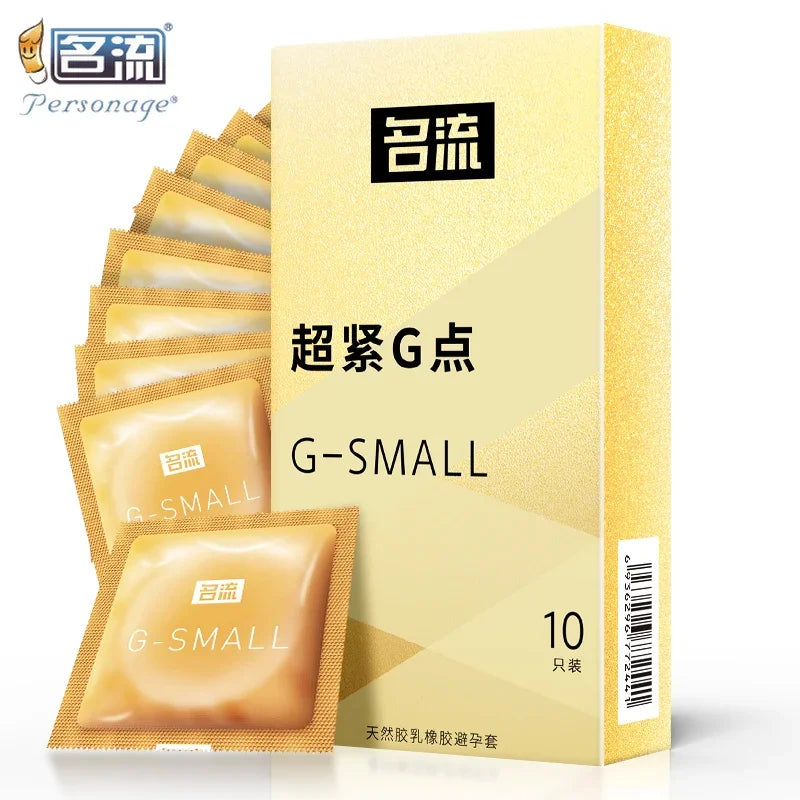PERSONAGE 10 Pcs Hot Sale Quality Sex Products 6 types Natural Latex Condoms For Men Adult Better Sex Toys Safer Contraception