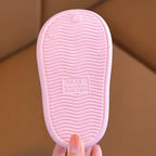 Summer Kids Sandals Hole Children's Shoes Slippers Soft Anti-Skid Cartoon DIY Design Hole Baby Shoes Sandy Beach For Boys Girls