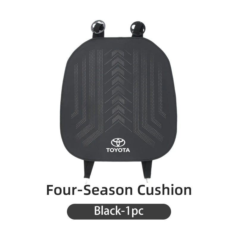 Breathable Car Seat Cover PU Leather Auto Seat Protector For Toyota Corolla Yaris Camry Prius RAV4 CHR Hilux Key Accessories