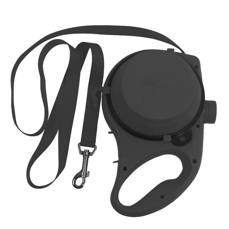 Automatic Pet Supplies Multi-Function Water Bottle Bowl Three-In-One Portable Dog Leash Harness Handy Pet Walking Rope