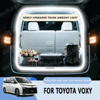 For Toyota Voxy 70 80 90 series trunk light modification light Atmosphere lights White warm white Rear Trunk LED Light Bar