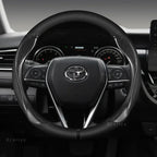 Car Steering Wheel Cover Non-Slip 38cm 15" Leather For Toyota Corolla CH-R Camry Rav4 Auris Prius Yalis Avensis Auto Accessories