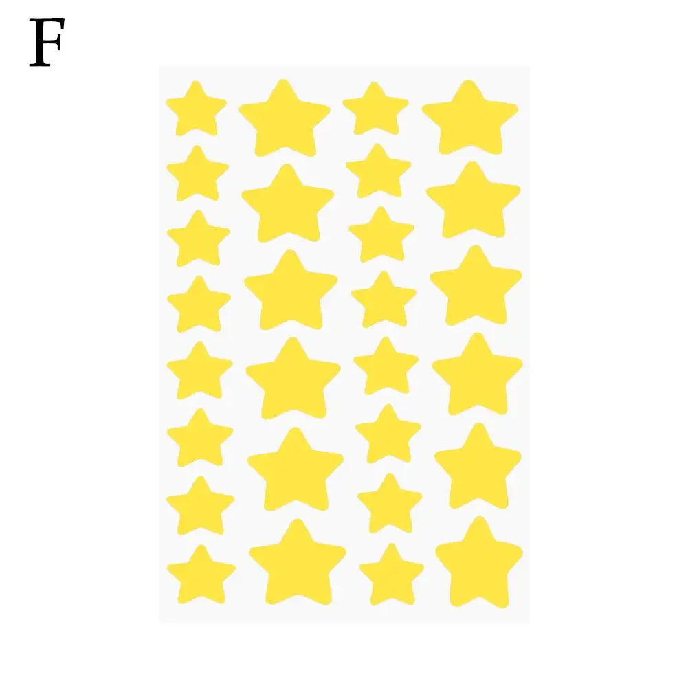 20-36 Counts Colorful Cute Star Heart Shaped Acne Treatment Sticker Concealer Invisible Pimple Acne Cover Skin Care