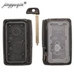 jingyuqin Key Shell for Toyota Noah Voxy Alphard Estima Vellfire Smart Card Remote Car Keyless Case Fob 4/5 Buttons