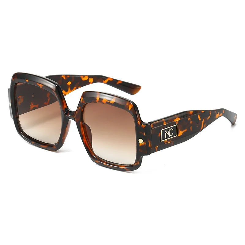 Luxury NC Fashion Brand Sunglasses Women Men Oversized Sun Shades Designer Glasses Trending Unisex Glasses UV400