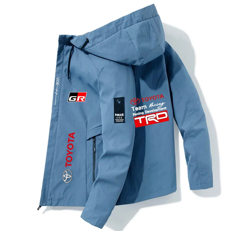 2026 Toyota Spring and Autumn New Men Fashion Zipper Hooded Jacket High Quality Windproof and Outdoor Comfortable Coat