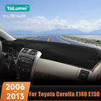 For Toyota Corolla E140 E150 2006 2007 2008 2009 2010 2011 2012 2013 Car Dashboard Cover Mat Avoid Light Pad Anti-UV Case Carpet