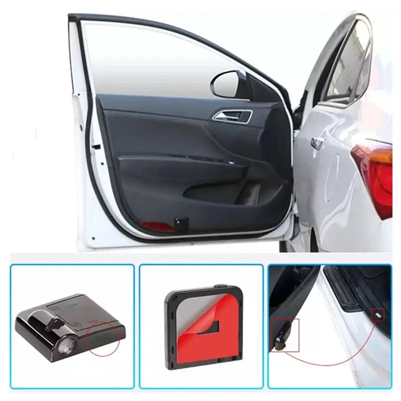 Led Car Door Welcome Light Projector Ghost Shadow Lamp For Toyota RAV4 2013 2014 2015 2016 2017 2018 2019 Car Goods Accessories