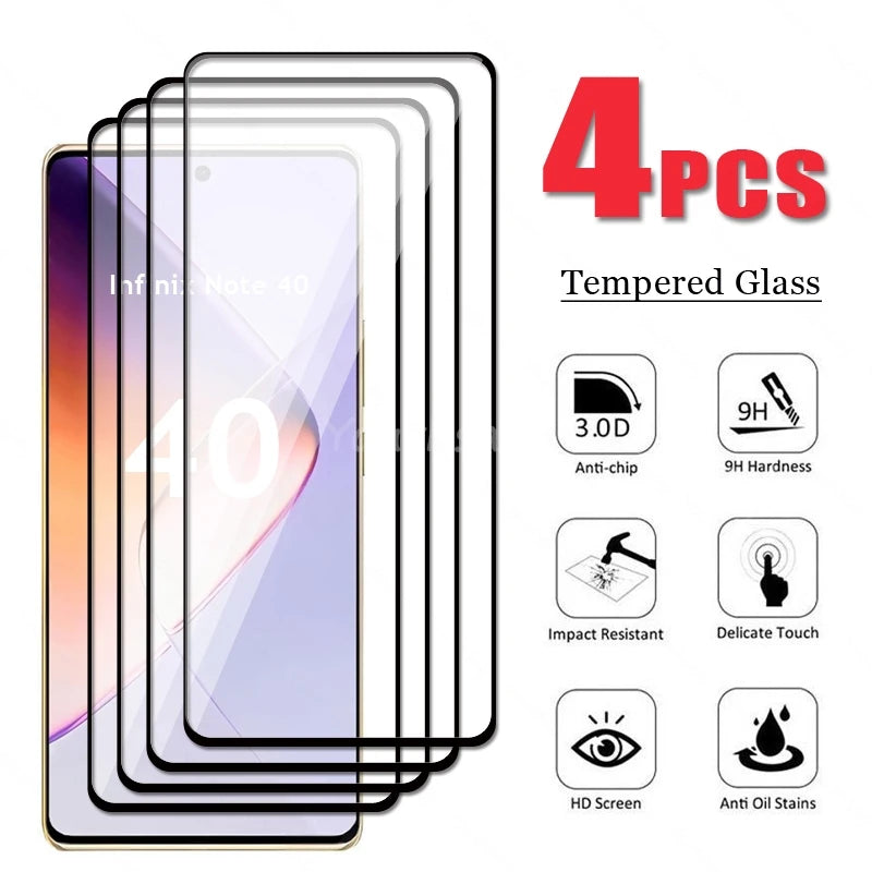 For Infinix Note 40 Glass Screen Protector Phone Camera Film Glass Infinix Note 40 Tempered Glass Infinix Note 40 Glass