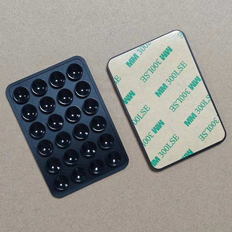 Silicone Suction Phone Holder Mat Multifunctional Suction Cup Wall Stand Square Anti-Slip Single-Sided Case Mount Back Sticker