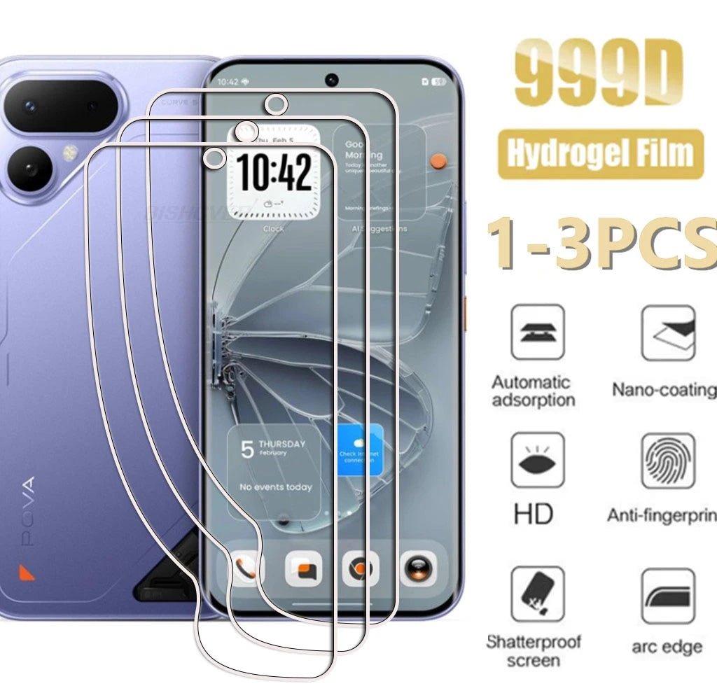 1-3 Pcs For Tecno Pova Curve 2 5G TecnoPovaCurve2 Curve2 6.78 Hydraulic Hydrogel Film Full Protective Screen Protector Cover
