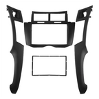 Car Radio Fascia Trim Kit, 2 Din Dash Panel DVD Frame Install Kit For Toyota Yaris Vitz Platz 2005 2006 2007 2008-2011