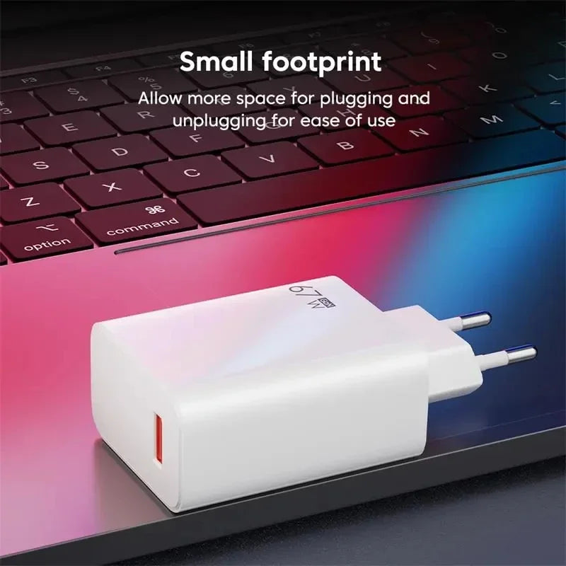67W Super Fast Charger USB Type-C Cable for Xiaomi 13 Ultra 12 11 Redmi K50 K60 Note 12T POCO F5 Mi Turbo Quick Charging 6A Cord