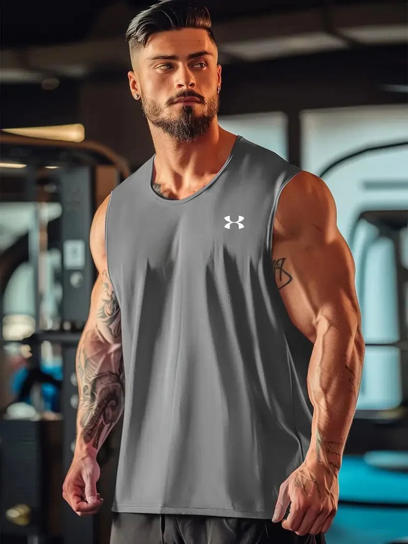 Men's summer top, fashionable mesh vest, any set is very stylish~