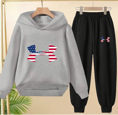 2-13 Years Boys 2pcs Hoodie+Pants Tracksuits Kids Cute brand Autumn Spring  Girls Casual Streetwears Children Clothes Sets
