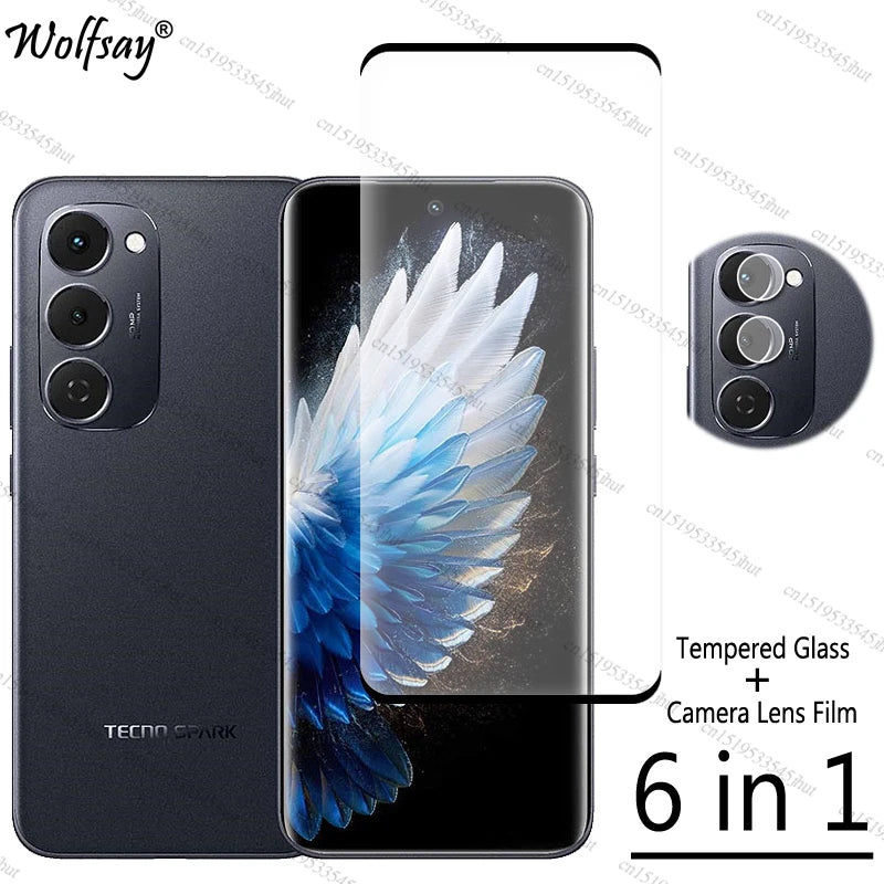 Tempered Glass For Tecno Spark 40 Pro Plus Screen Protector Tecno Spark 40 Pro+ Camera Glass For Tecno Spark 40 Pro Plus Glass
