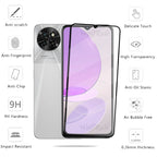 1/2/3/4PCS Full Cover Glass For itel S23 Glass itel S23 Screen Protector Protective 9H Full Cover Glue Tempered Glass itel S23
