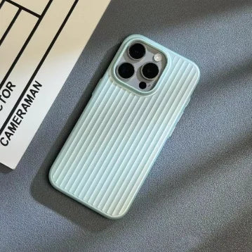 Corrugated matte finish, suitable for iPhone 17 Pro Max, premium frosted ultra-thin PC hard case, shockproof.