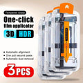 3PCS Tempered Film for Infinix Hot 60 Pro+,Hot 60i，One Click Application Screen Glass for Infinix GT 30 Pro，Note 50 Pro,50X,50S