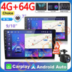 Universal 7/9/10 inch Android 13 Car Radio 64G Autoradio android 2 Din car radio Central Multimedia Smart car systems For Toyota
