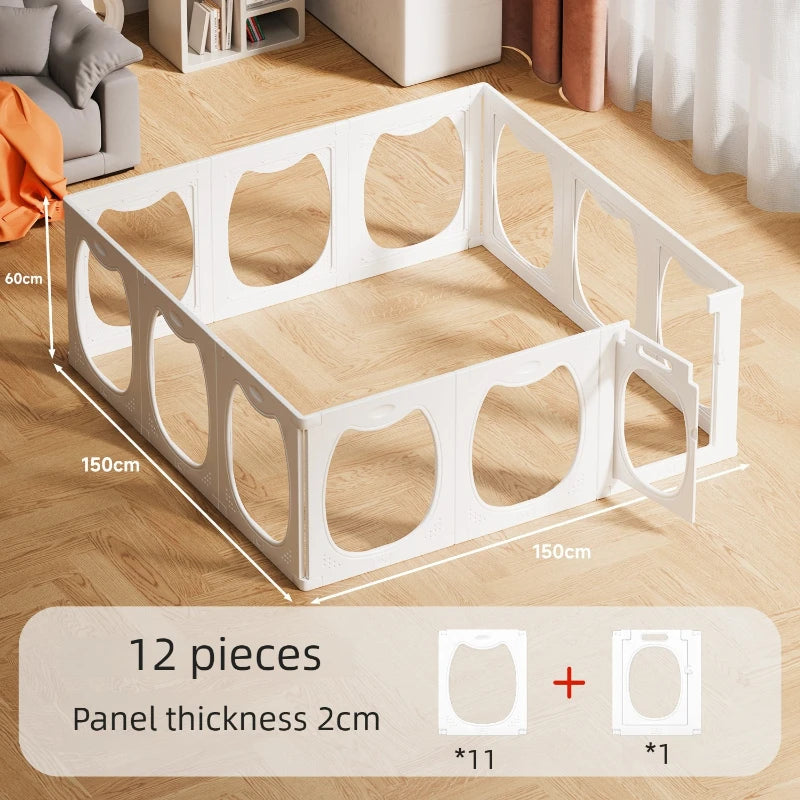 Pet Dog Fences Puppy Indoor Teddy Dog Anti-jailbreak Dog Cage Fence Safe Isolation Anti-jailbreak Raised Fence Puppy House