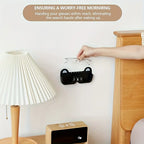 1pc No-Drill Wall Mounted Eyeglass Holder, Fashion Compact Glasses Storage Box for Home Multi-Scene