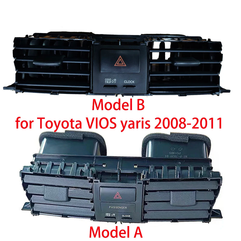 for Toyota VIOS yaris 2008-2011 Center Dash A/C Outlet Air Vent Panel Air Outlet Cover Replacement Dashboard Instrument