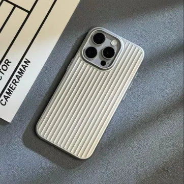Corrugated matte finish, suitable for iPhone 17 Pro Max, premium frosted ultra-thin PC hard case, shockproof.