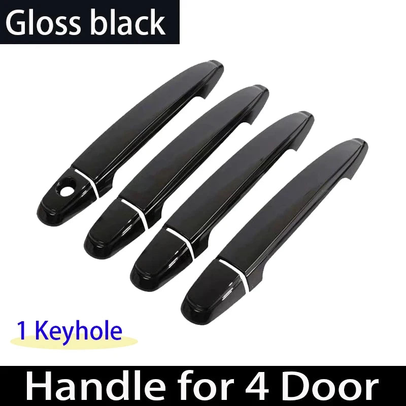 For Toyota Noah Voxy NAV1 R70 2007~2014 Luxury Car Door Handles Covers Exterior Scratch Protective Decor Rustproof Accessories