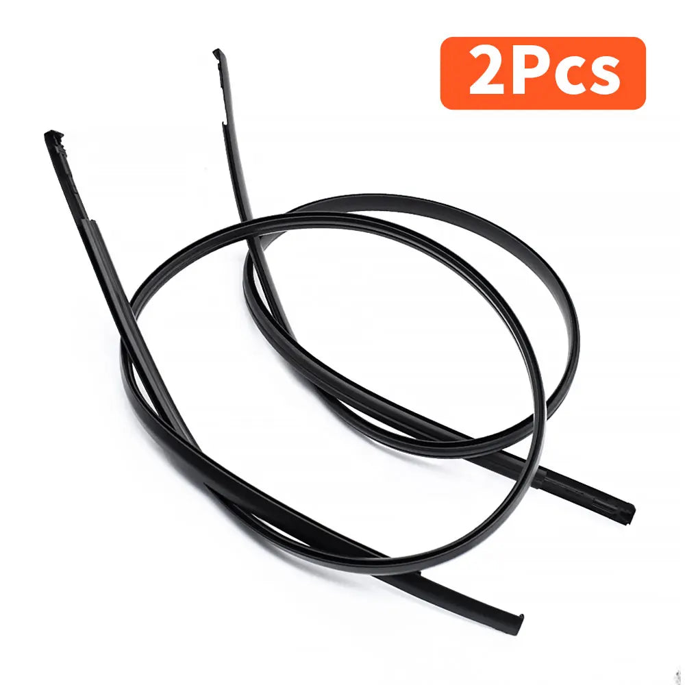 136cm 1Pair Left Right Side Car Roof Trim Molding Strips Rubber Fit for Toyota Corolla 2009 2010 2011 2012 2013 Black