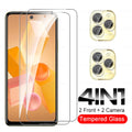 For Infinix Hot 40 Pro Glass 4in1 Camera Protective Tempered Glass For Infinix Hot 40i Hot40 40Pro Screen Protector Film Cover