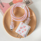 18W/20W US Charger Protection Cover For iphone Cute USB Cable Winder Protector Shell Case For Apple 12 13 11 Promax 14 Plus