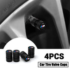 4Pcs Car Wheel Tire Valve Caps Air Stem Covers Accessories For Bmw M M3 M5 Performance E36 E39 E46 E53 E90 E60 E61 E93 X3 X1