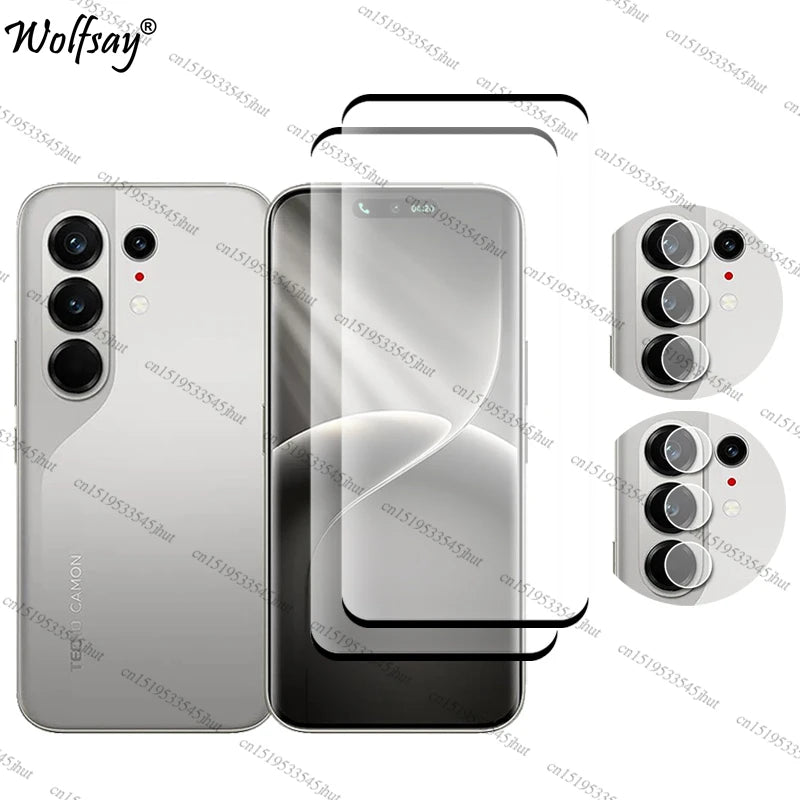 Full Cover Tempered Glass For Tecno Camon 50 Pro Screen Protector Tecno Camon 50 Pro Camera Glass For Tecno Camon 50 Pro Glass